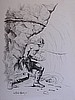PREILOUS CAVE - PEN & INK ART