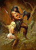 THE PROTECTOR - OIL PAINTING