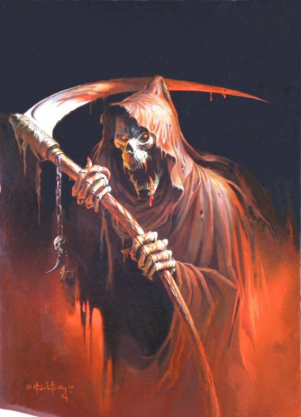 REAPER - OIL PAINTING