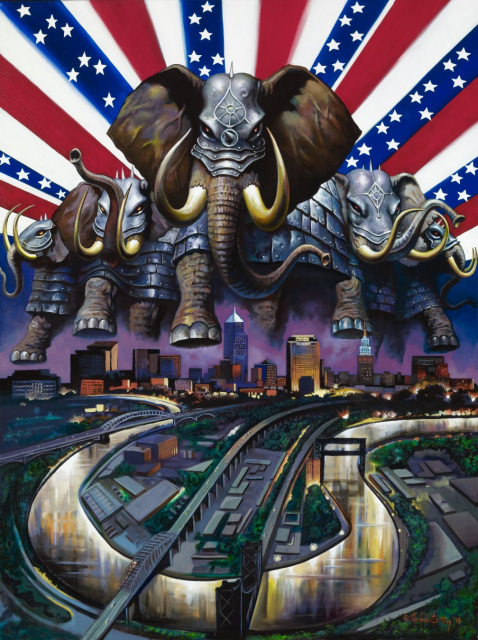 rEPUBLICATION nATIONAL CONVENTION POSTER ART