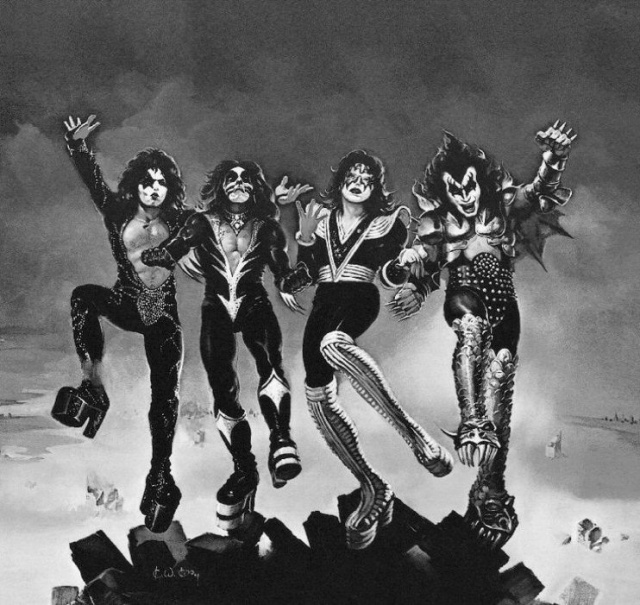 KISS DESTROYER PENCIL ART